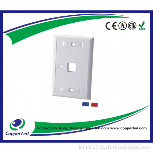 120 Type Faceplate 1 Port